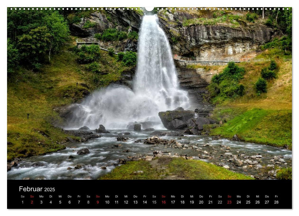 Norwegen - Vom Westen zum Süden (CALVENDO Wandkalender 2025)