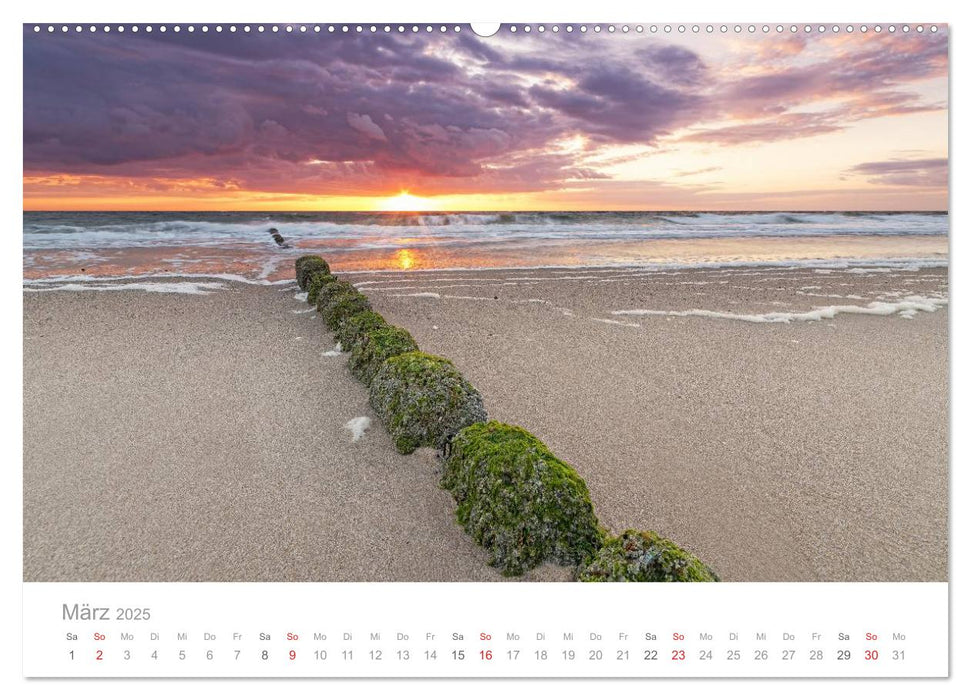 Sylter Lichtstimmungen (CALVENDO Premium Wandkalender 2025)