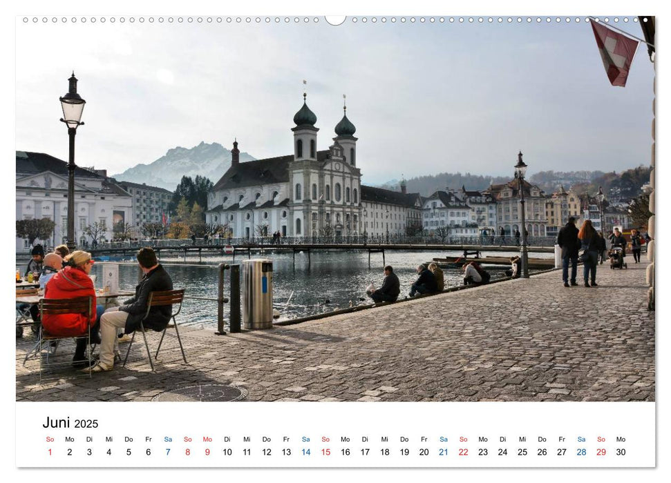 Unterwegs in Luzern (CALVENDO Premium Wandkalender 2025)