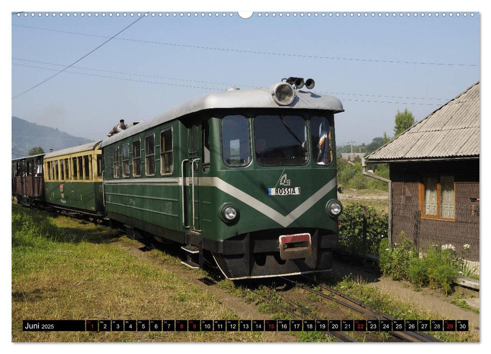 Entlang der Wassertalbahn - Auf schmaler Spur im Norden Rumäniens (CALVENDO Wandkalender 2025)