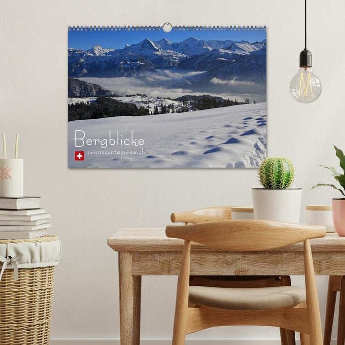 Bergblicke - swissmountainview.ch (CALVENDO Wandkalender 2025)