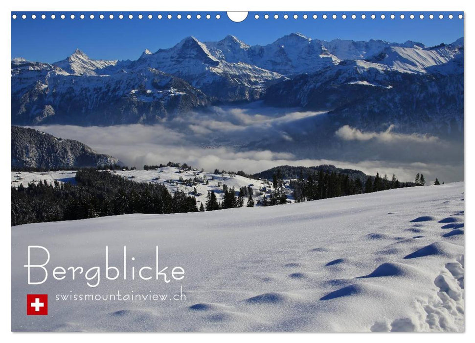 Bergblicke - swissmountainview.ch (CALVENDO Wandkalender 2025)