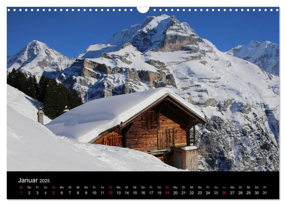 Bergblicke - swissmountainview.ch (CALVENDO Wandkalender 2025)