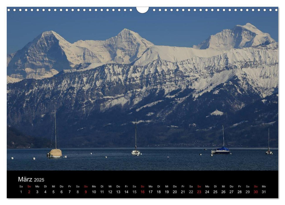 Bergblicke - swissmountainview.ch (CALVENDO Wandkalender 2025)