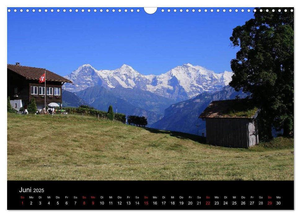 Bergblicke - swissmountainview.ch (CALVENDO Wandkalender 2025)