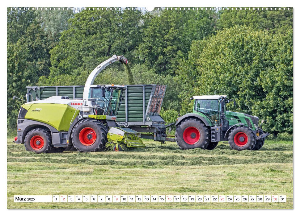 Landmaschinen zum Anfassen nah (CALVENDO Premium Wandkalender 2025)