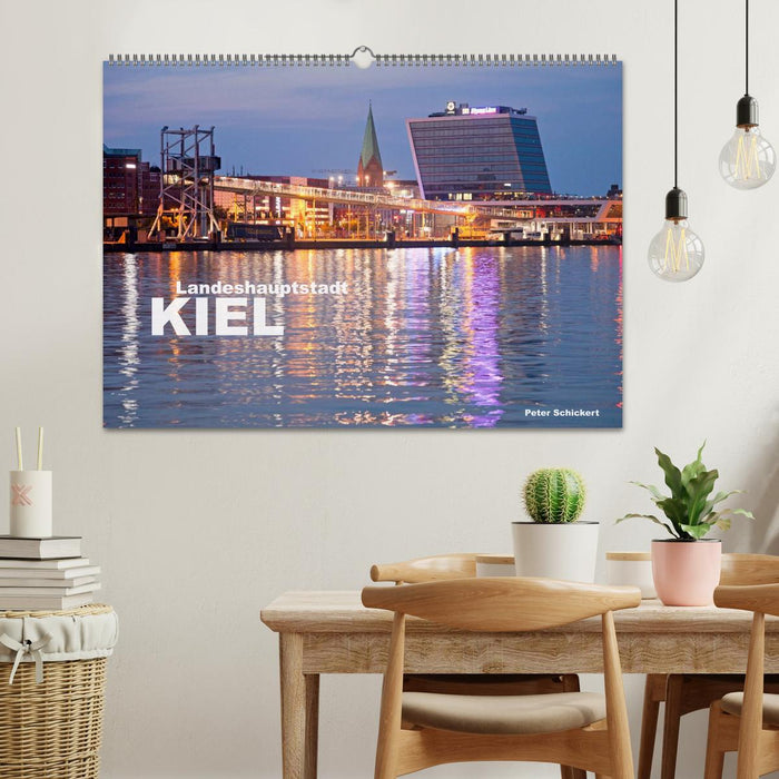 Landeshauptstadt Kiel (CALVENDO Wandkalender 2025)