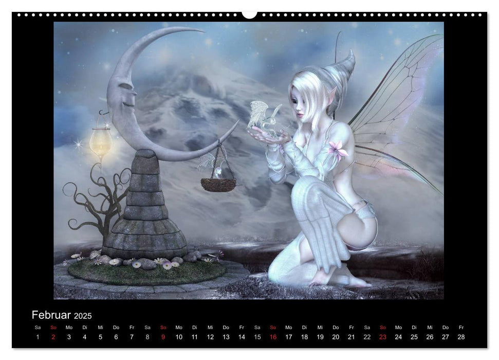 Elfenlichter (CALVENDO Premium Wandkalender 2025)