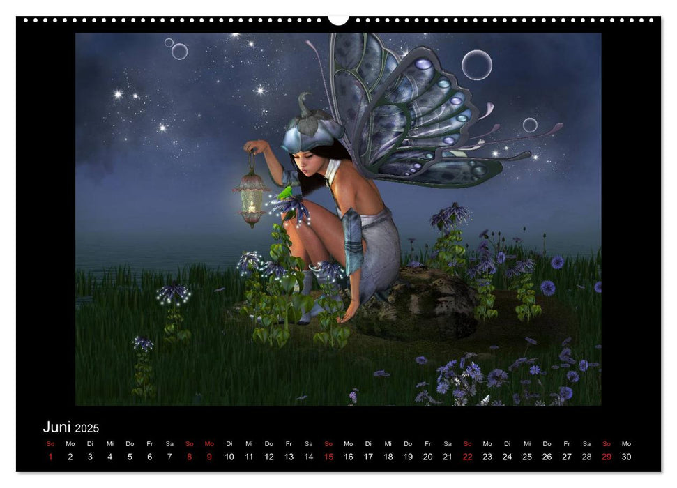 Elfenlichter (CALVENDO Premium Wandkalender 2025)