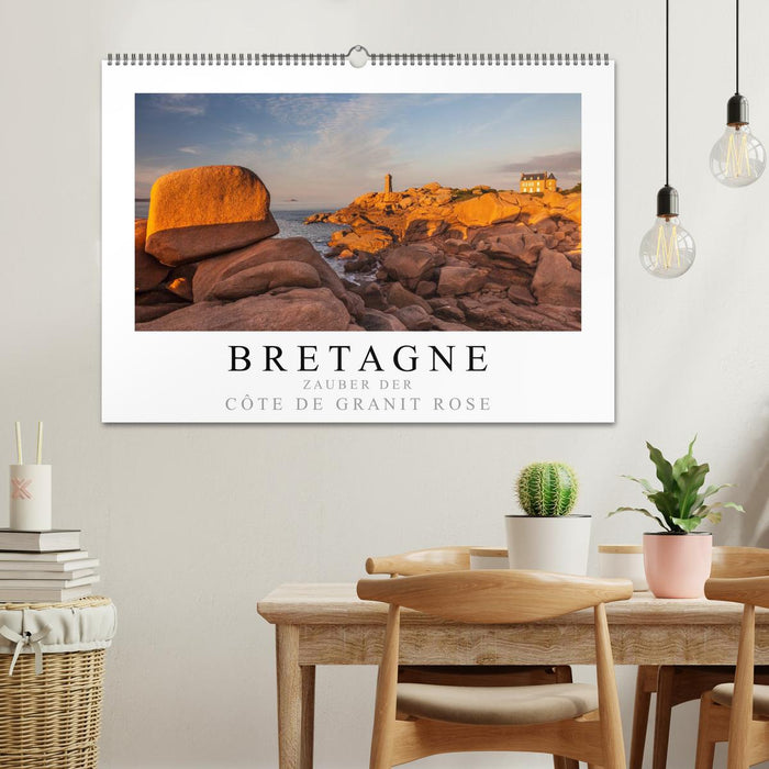 Bretagne - Zauber der Côte de Granit Rose (CALVENDO Wandkalender 2025)