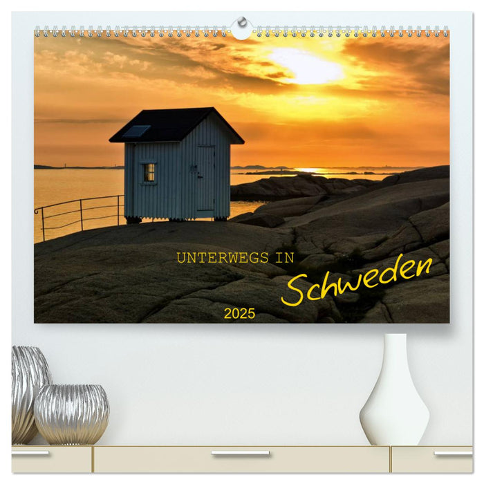 Unterwegs in Schweden (CALVENDO Premium Wandkalender 2025)