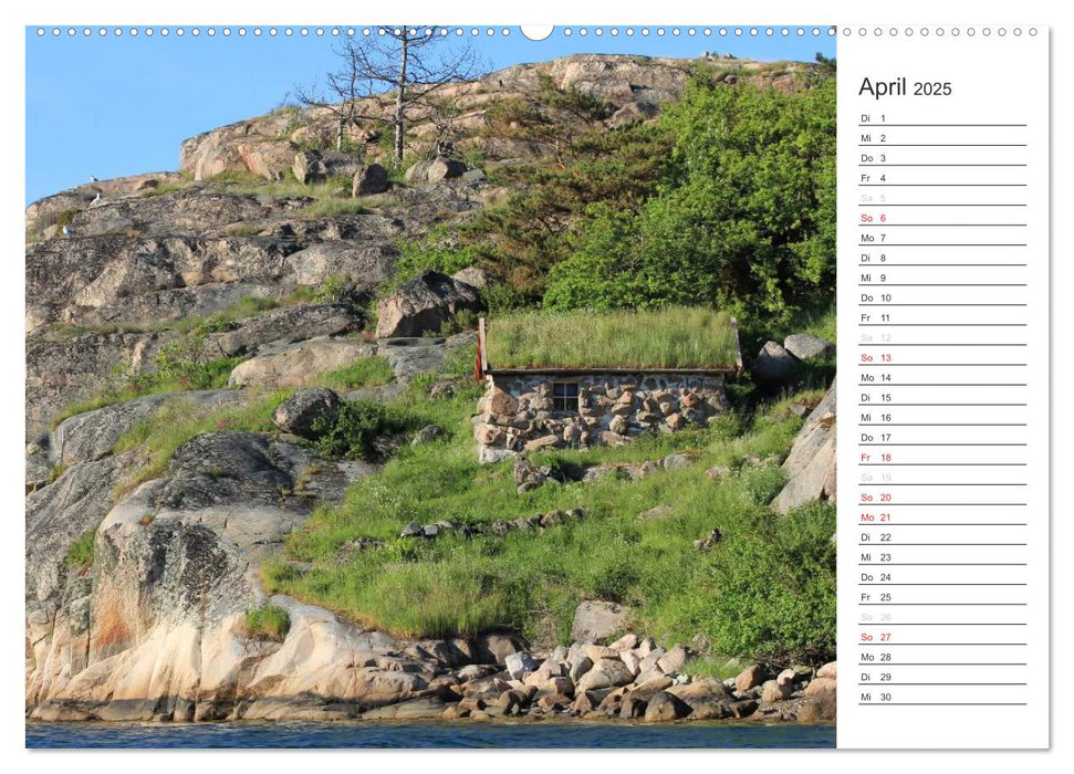 Unterwegs in Schweden (CALVENDO Premium Wandkalender 2025)