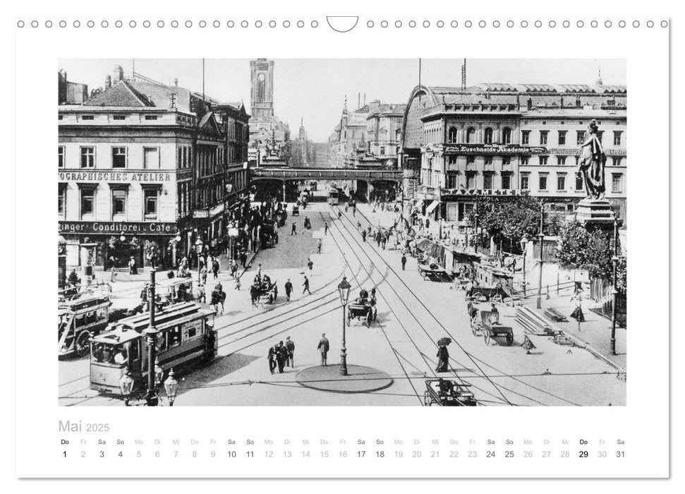 Der Alexanderplatz - Pulsschlag der Metropole Berlin (CALVENDO Wandkalender 2025)