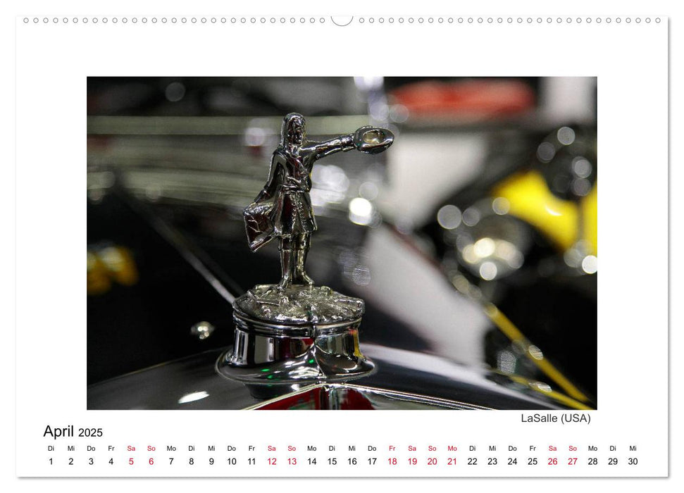 Oldtimer - edle Kühlerfiguren (CALVENDO Premium Wandkalender 2025)