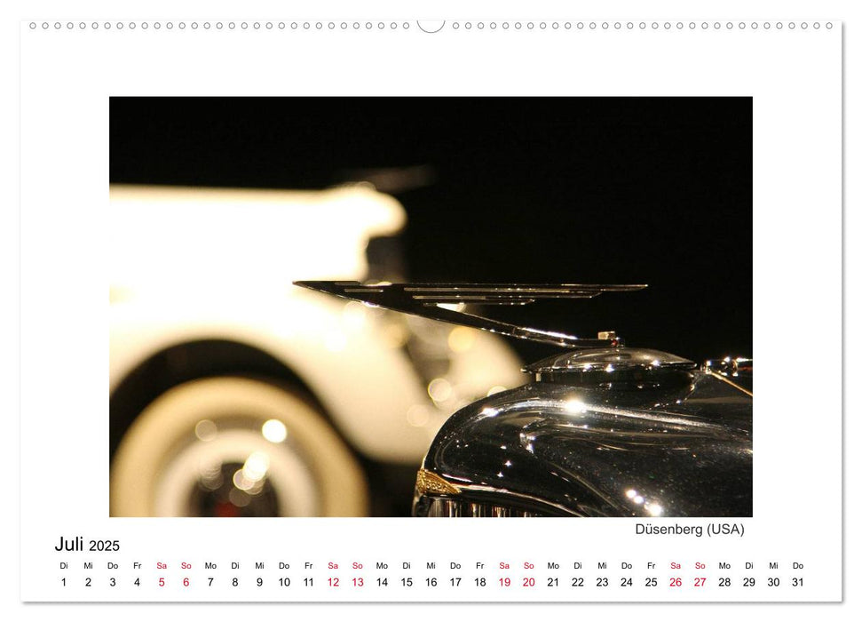 Oldtimer - edle Kühlerfiguren (CALVENDO Premium Wandkalender 2025)