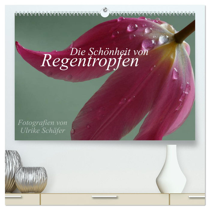 Die Schönheit von Regentropfen (CALVENDO Premium Wandkalender 2025)