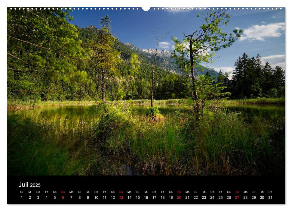 Bayerische Voralpenseen im Jahreslauf (CALVENDO Premium Wandkalender 2025)