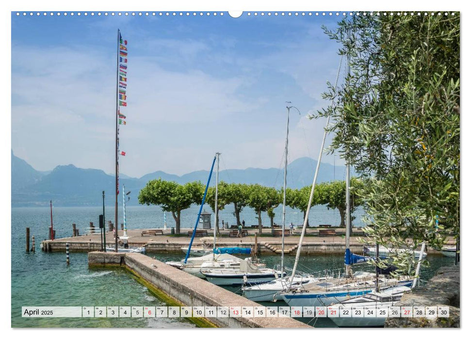 GARDASEE Die schönsten Uferpromenaden (CALVENDO Premium Wandkalender 2025)