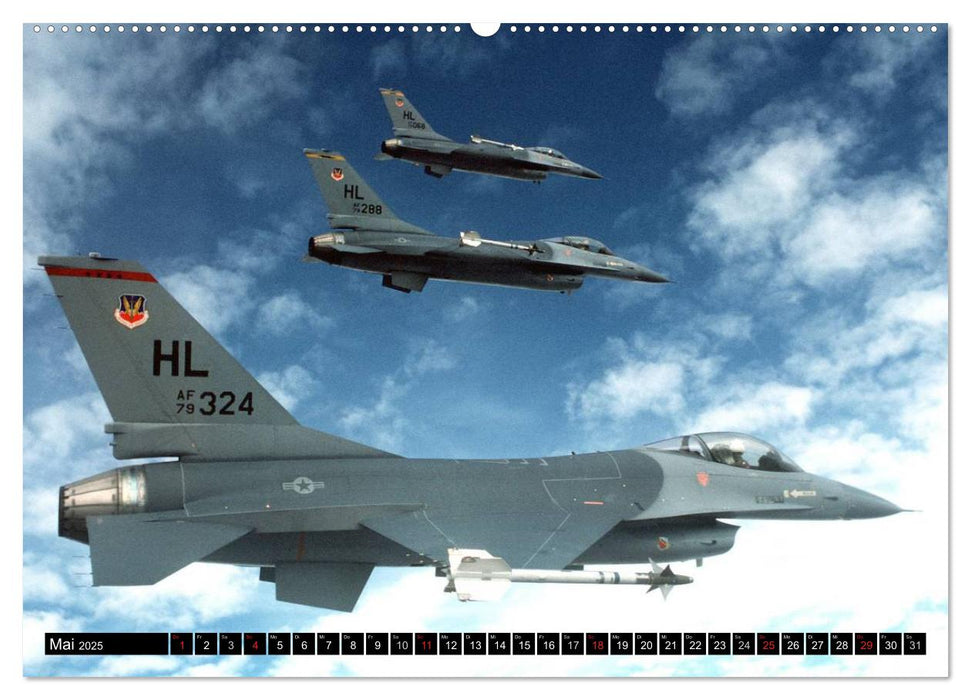 Kriegstechnik. Kampfjet-Impressionen (CALVENDO Wandkalender 2025)