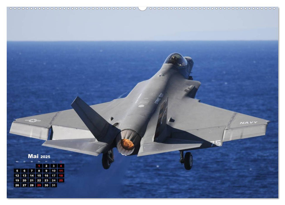 Faszination Kampfflugzeuge (CALVENDO Wandkalender 2025)