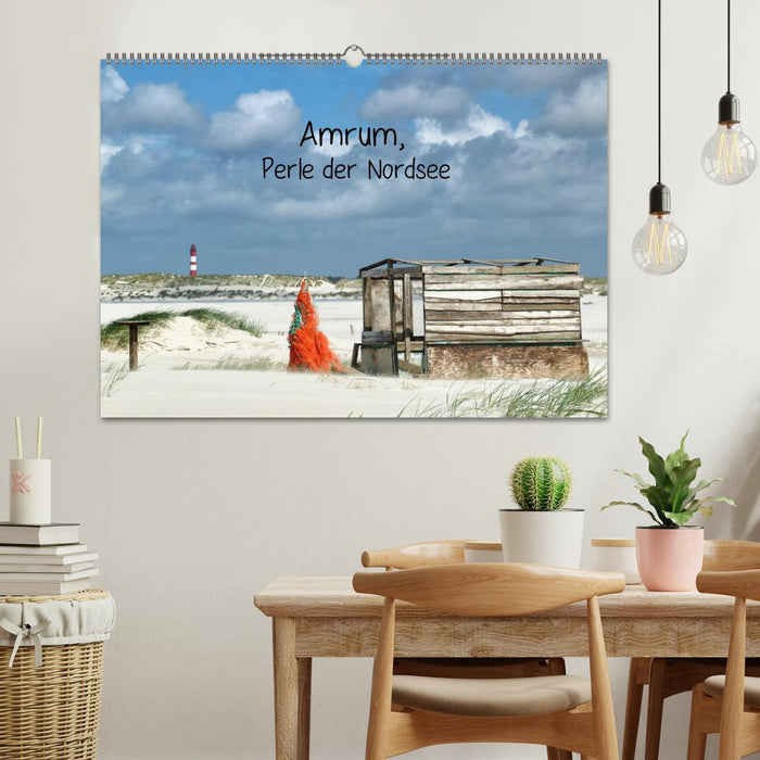 Amrum, Perle der Nordsee (CALVENDO Wandkalender 2025)