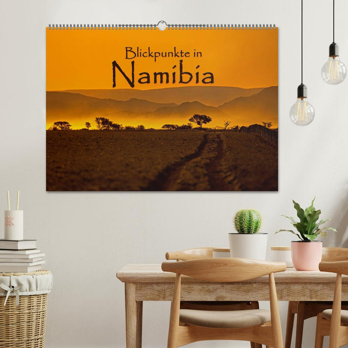 Blickpunkte in Namibia (CALVENDO Wandkalender 2025)