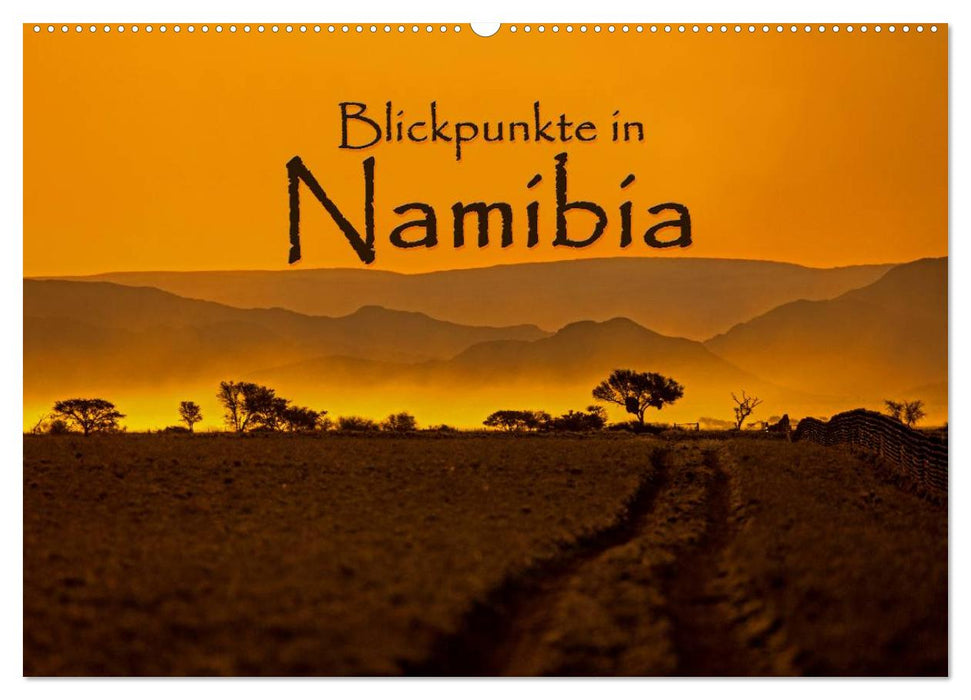 Blickpunkte in Namibia (CALVENDO Wandkalender 2025)