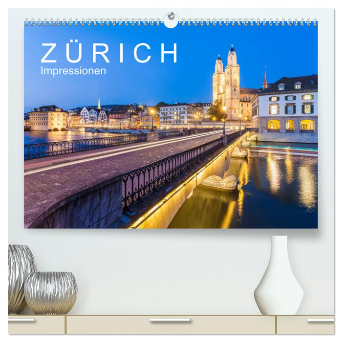 Z Ü R I C H Impressionen (CALVENDO Premium Wandkalender 2025)