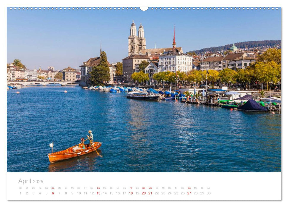 Z Ü R I C H Impressionen (CALVENDO Premium Wandkalender 2025)