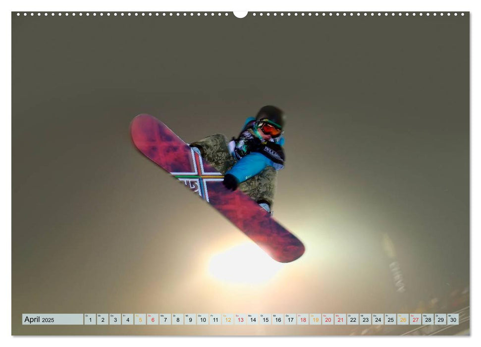 Snowboarden - ein Stück Freiheit (CALVENDO Premium Wandkalender 2025)
