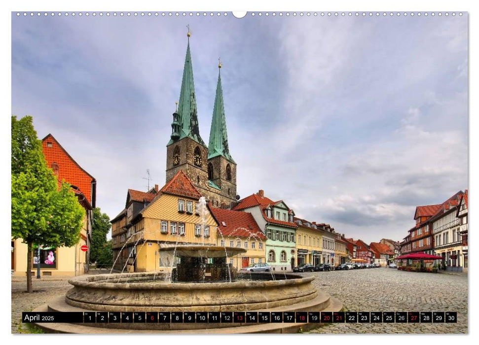 Quedlinburg - Welterbestadt im Harz (CALVENDO Premium Wandkalender 2025)