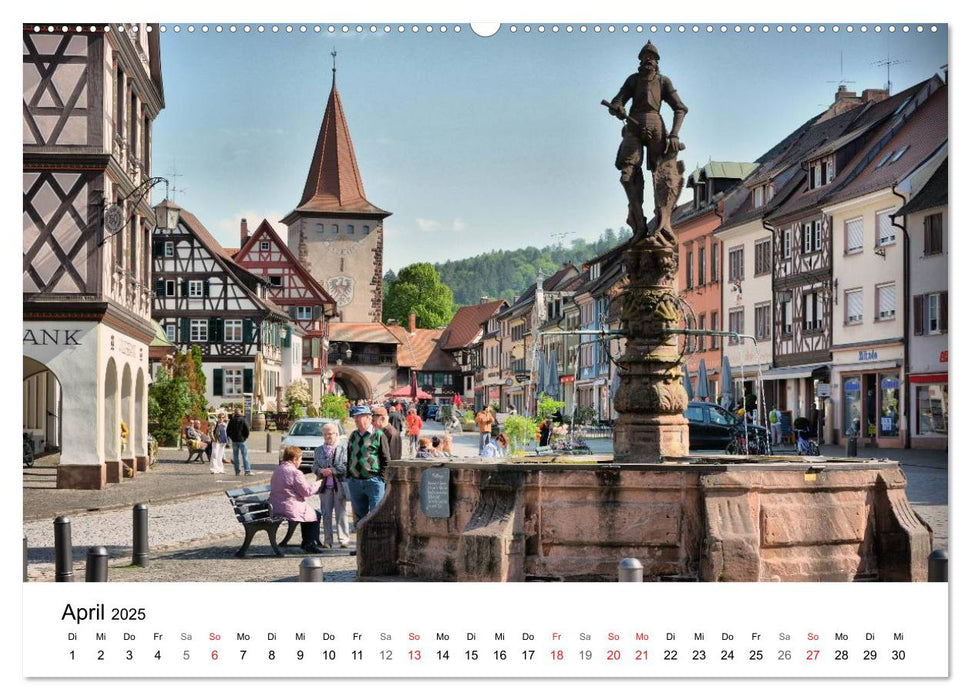 Gengenbach - romantisches Kleinod im Schwarzwald (CALVENDO Premium Wandkalender 2025)