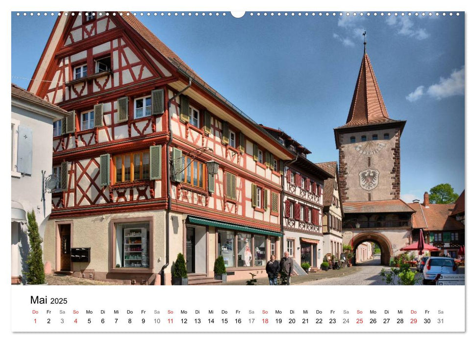 Gengenbach - romantisches Kleinod im Schwarzwald (CALVENDO Premium Wandkalender 2025)