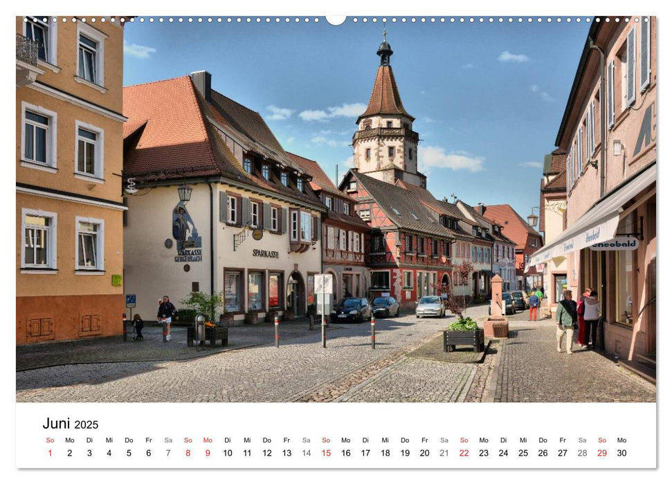 Gengenbach - romantisches Kleinod im Schwarzwald (CALVENDO Premium Wandkalender 2025)