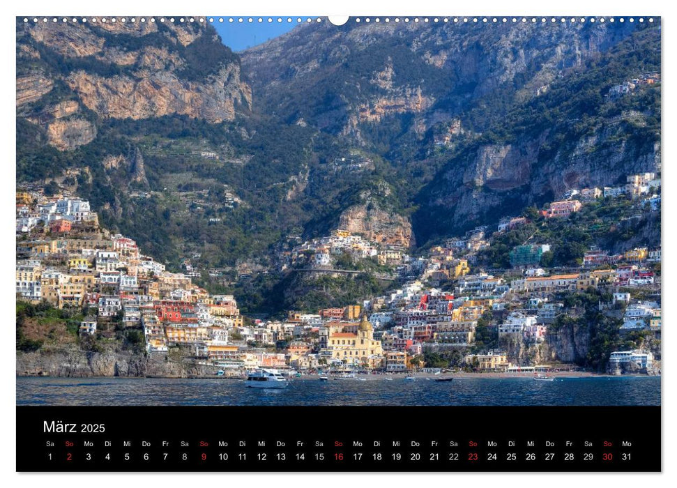 Amalfiküste und Capri (CALVENDO Premium Wandkalender 2025)