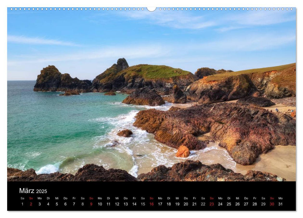 Cornwall (CALVENDO Premium Wandkalender 2025)
