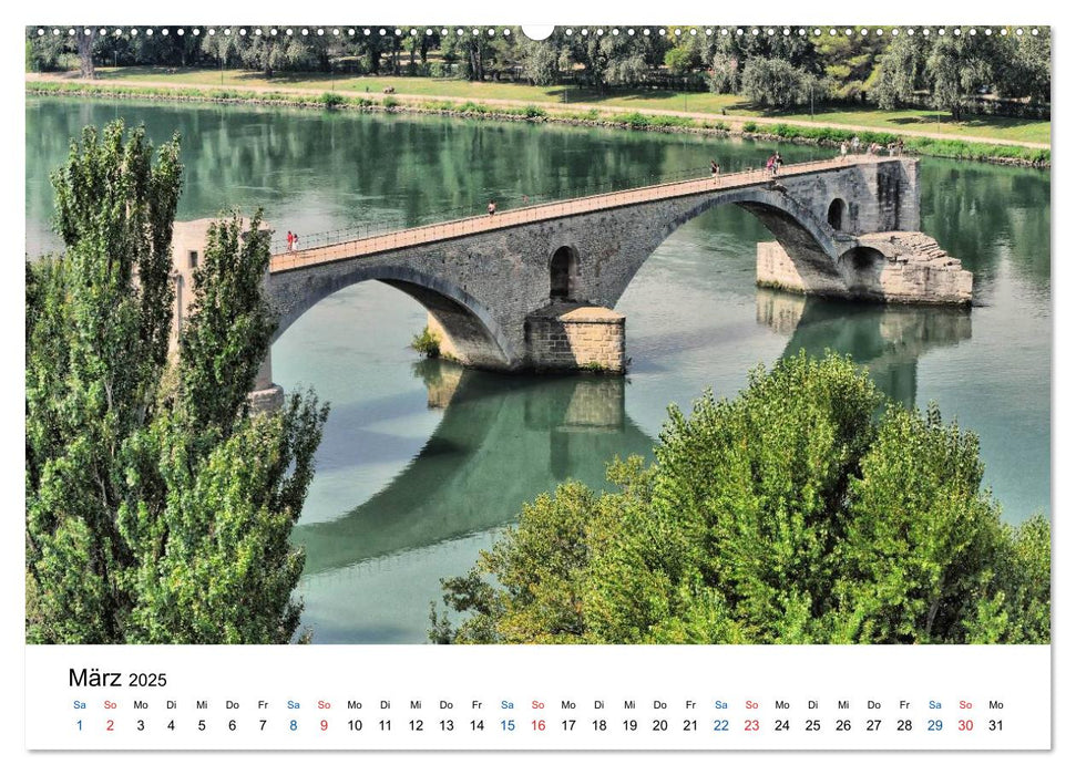 Avignon - Weltkulturerbe der UNESCO (CALVENDO Wandkalender 2025)
