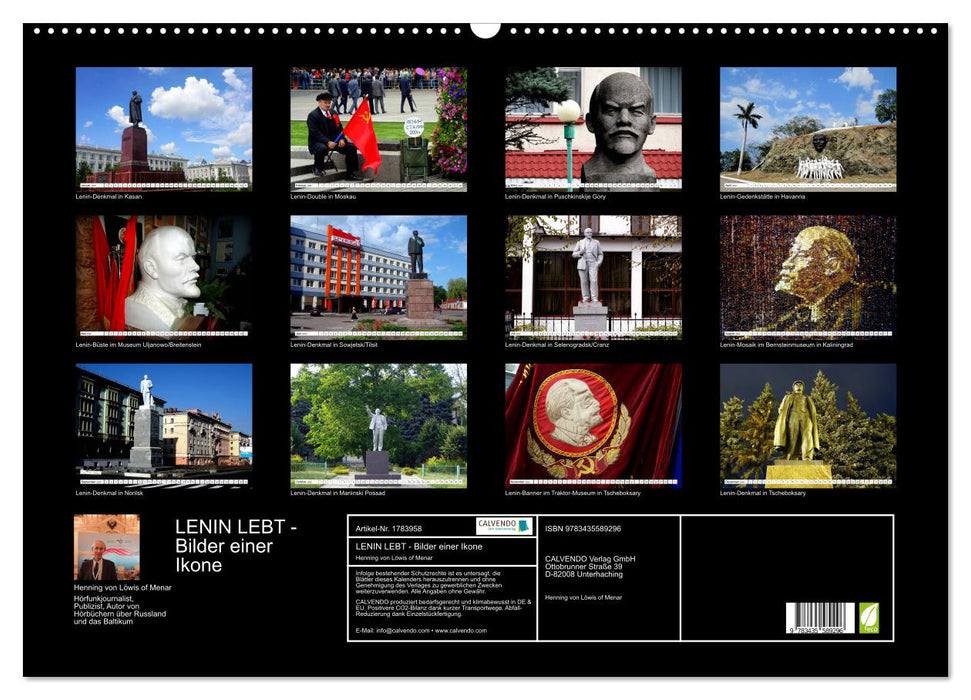LENIN LEBT - Bilder einer Ikone (CALVENDO Wandkalender 2025)