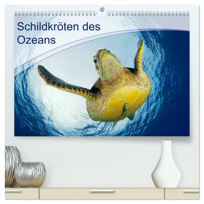 Schildkröten des Ozeans (CALVENDO Premium Wandkalender 2025)
