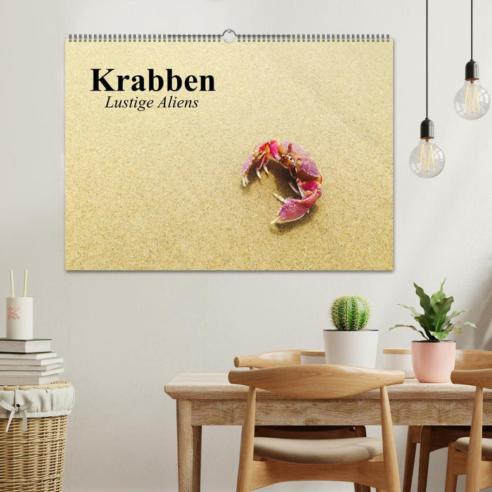 Krabben. Lustige Aliens (CALVENDO Wandkalender 2025)