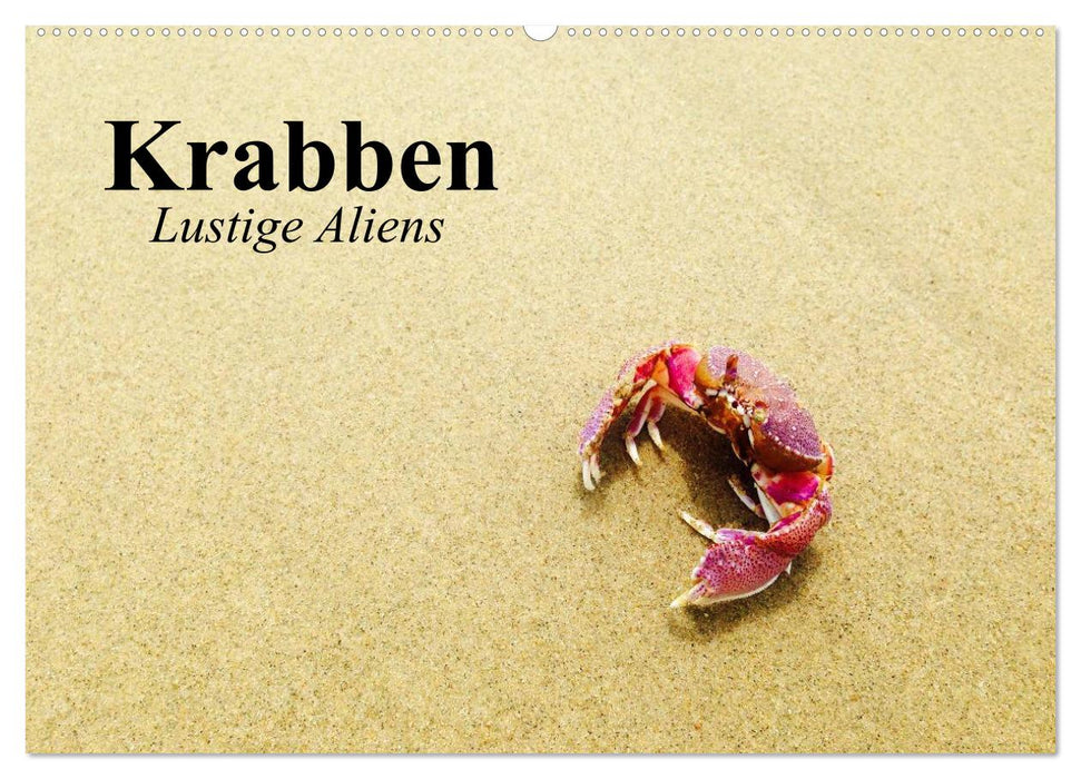 Krabben. Lustige Aliens (CALVENDO Wandkalender 2025)