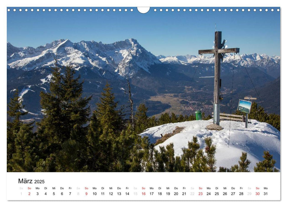 Zugspitz-Impressionen (CALVENDO Wandkalender 2025)