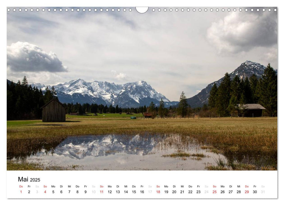 Zugspitz-Impressionen (CALVENDO Wandkalender 2025)