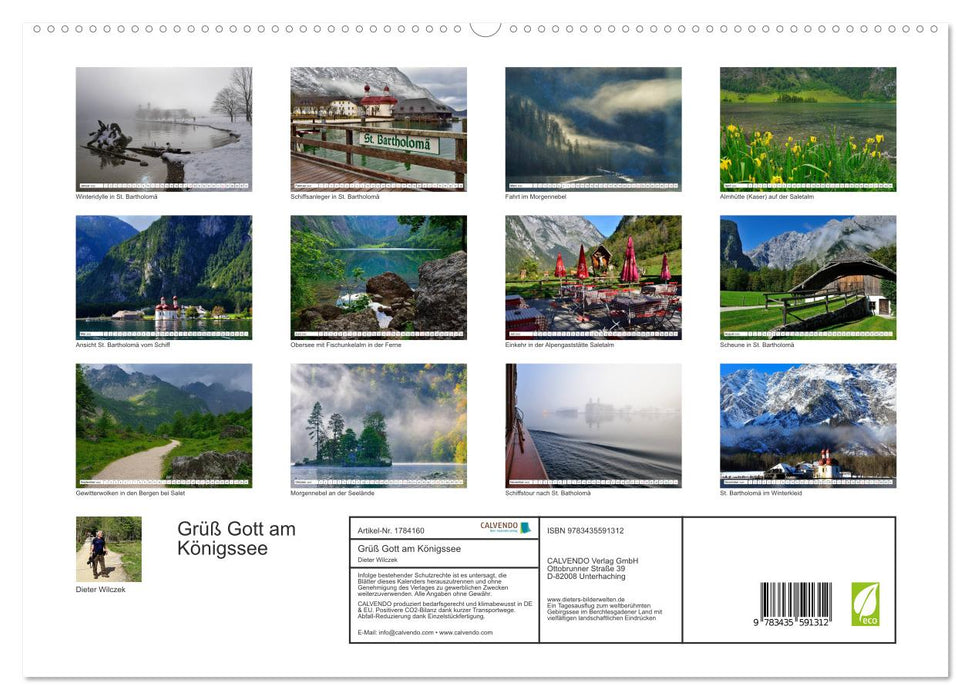 Grüß Gott am Königssee (CALVENDO Premium Wandkalender 2025)