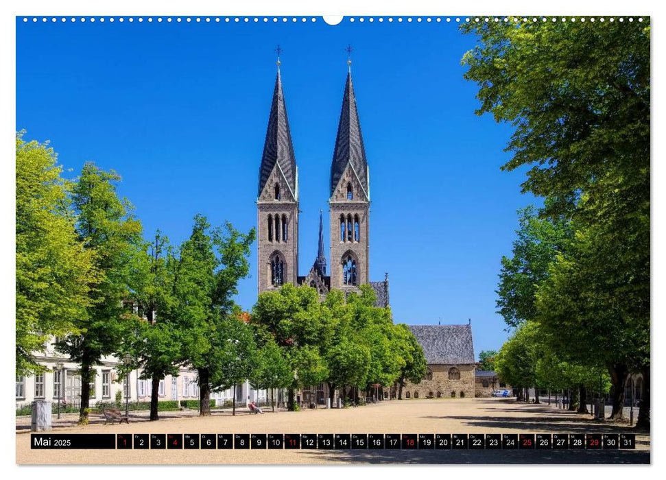 Halberstadt - Das Tor zum Harz (CALVENDO Premium Wandkalender 2025)