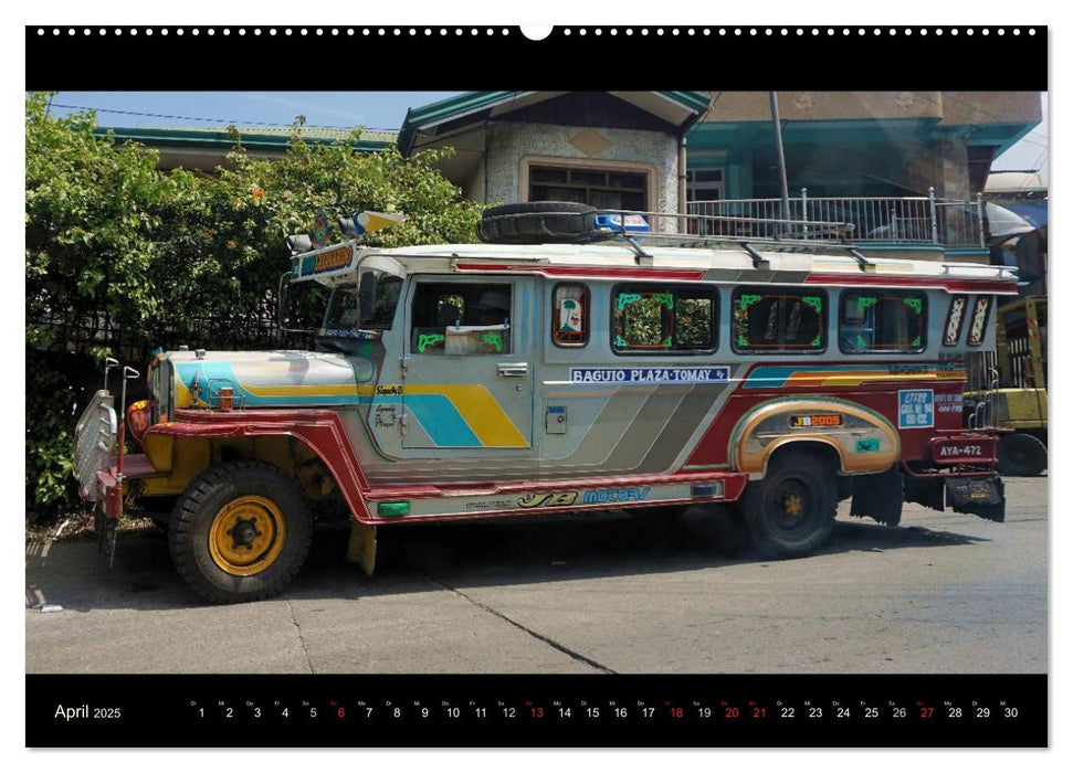 Jeepneys (CALVENDO Premium Wandkalender 2025)