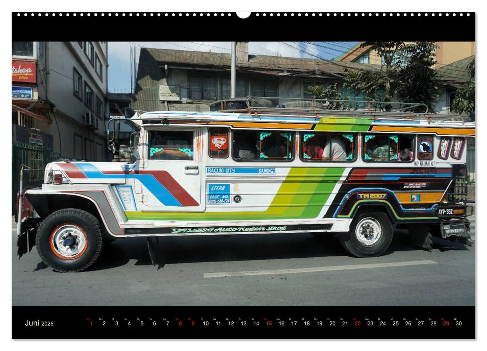 Jeepneys (CALVENDO Premium Wandkalender 2025)