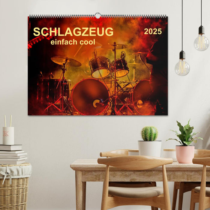 Schlagzeug - einfach cool (CALVENDO Wandkalender 2025)