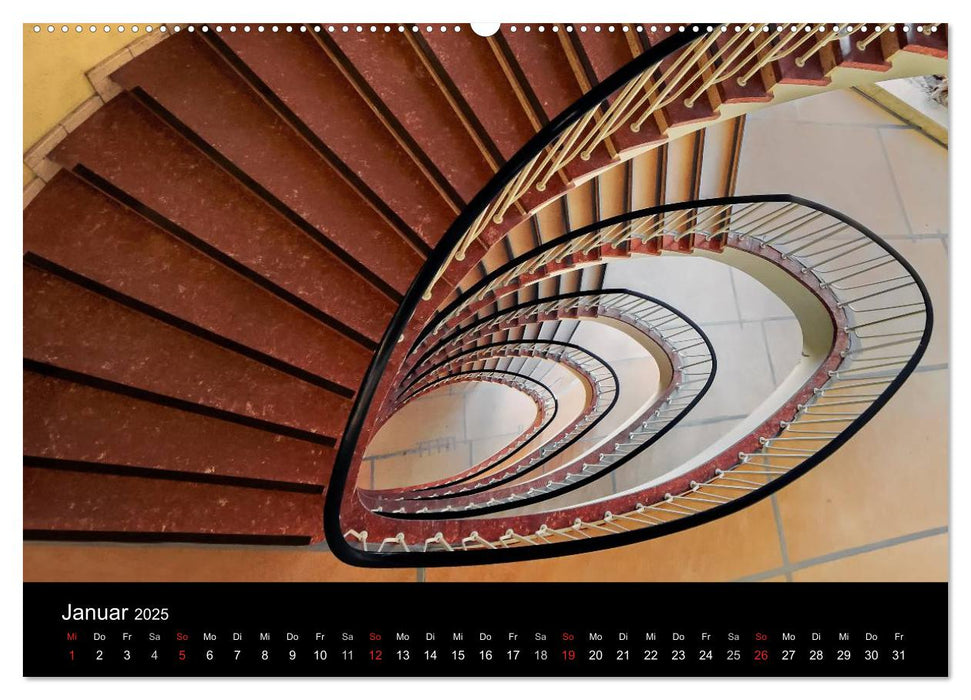 Faszination Treppen (CALVENDO Premium Wandkalender 2025)