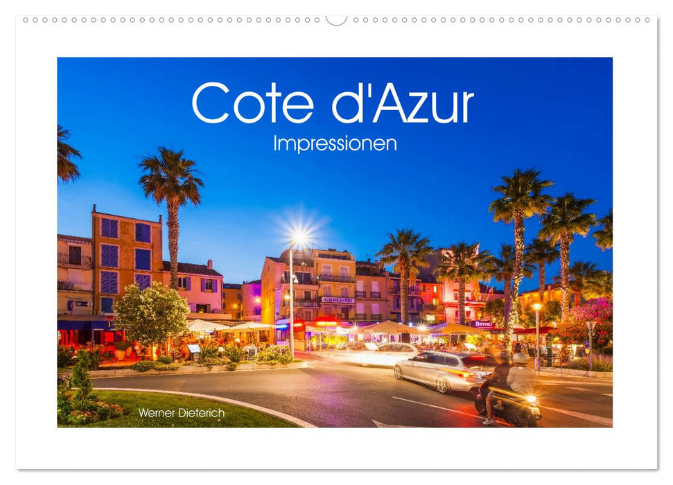 COTE D'AZUR Impressionen (CALVENDO Wandkalender 2025)